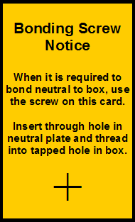  Bonding Screw Notice 