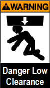  Pit Warning Sign 