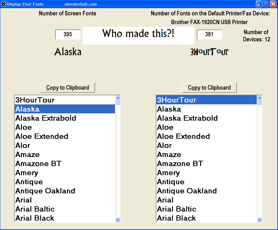  Display Your Fonts 