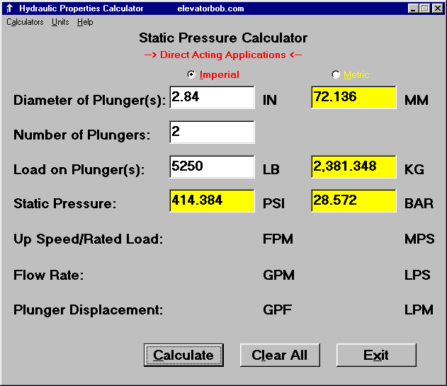  Hydraulic Properties Calculator 