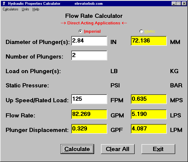  Hydraulic Properties Calculator 