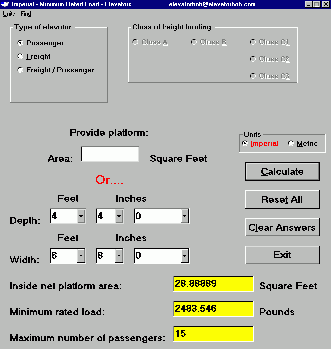  Minimum Rated Load Calculator 