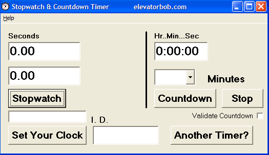  Stopwatch & Countdown Timer 